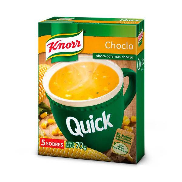Sopa Knorr Quick Choclo X 5