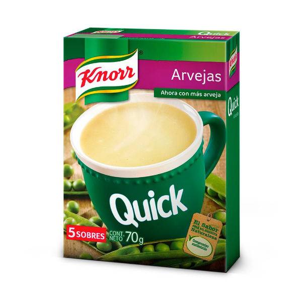 Sopa Knorr Quick Arvejas X 5